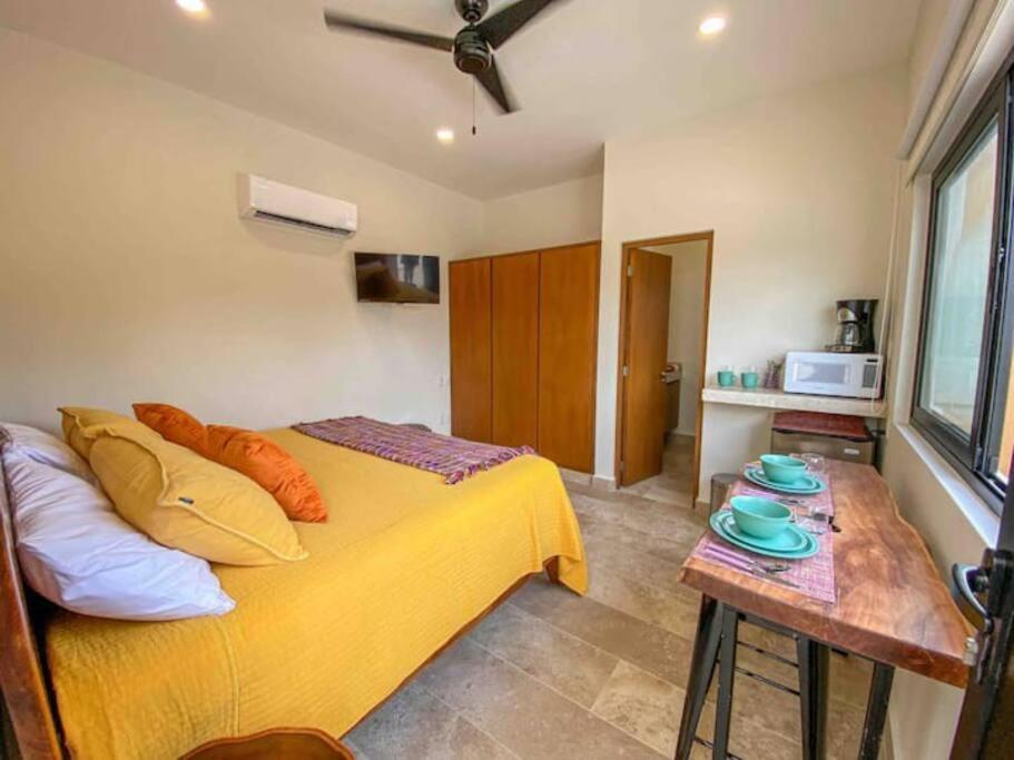 Suit Next To The Common Top Roof Exclusive Building Kingsize Bed 2 Super Pools, Gym, Grill Тулум Екстериор снимка