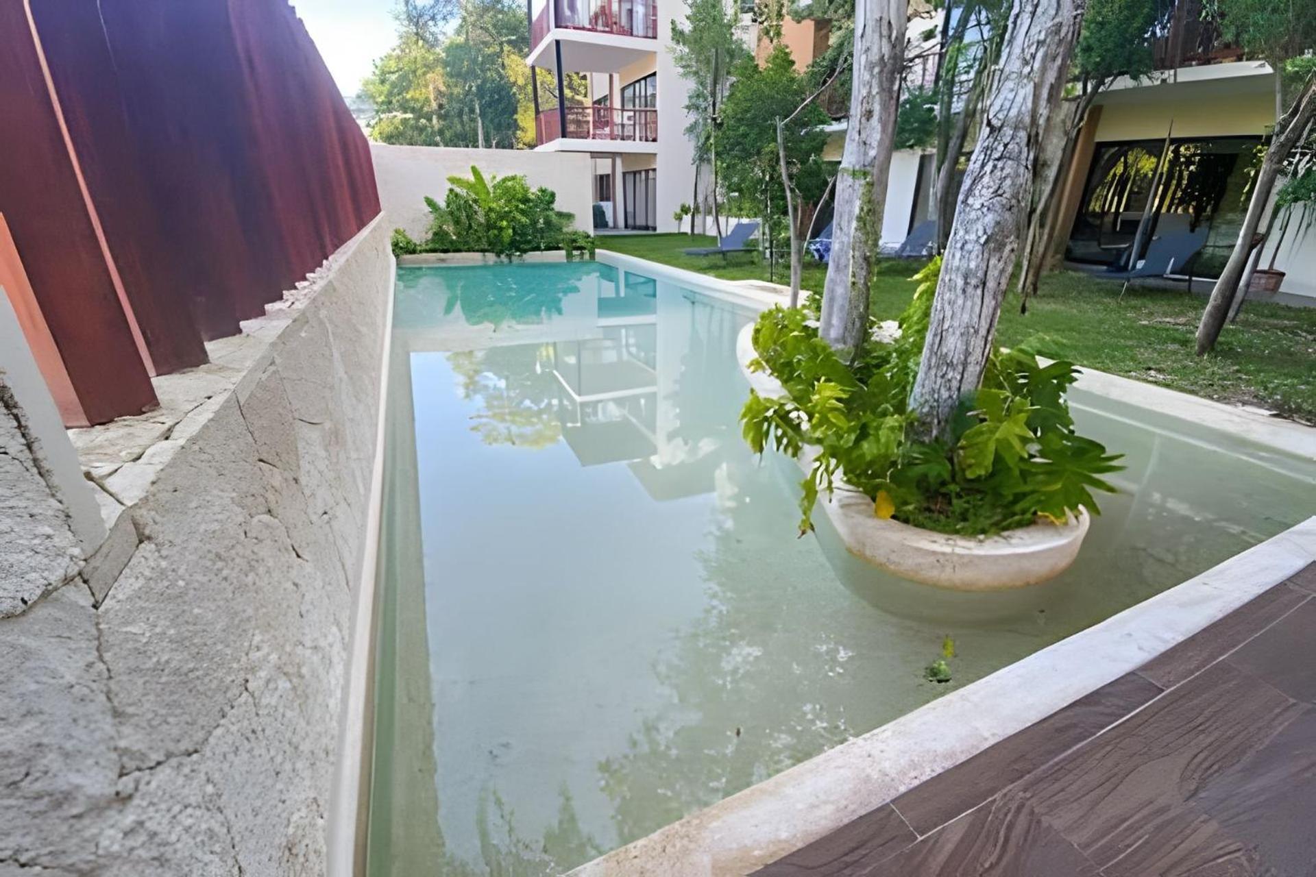 Suit Next To The Common Top Roof Exclusive Building Kingsize Bed 2 Super Pools, Gym, Grill Тулум Екстериор снимка